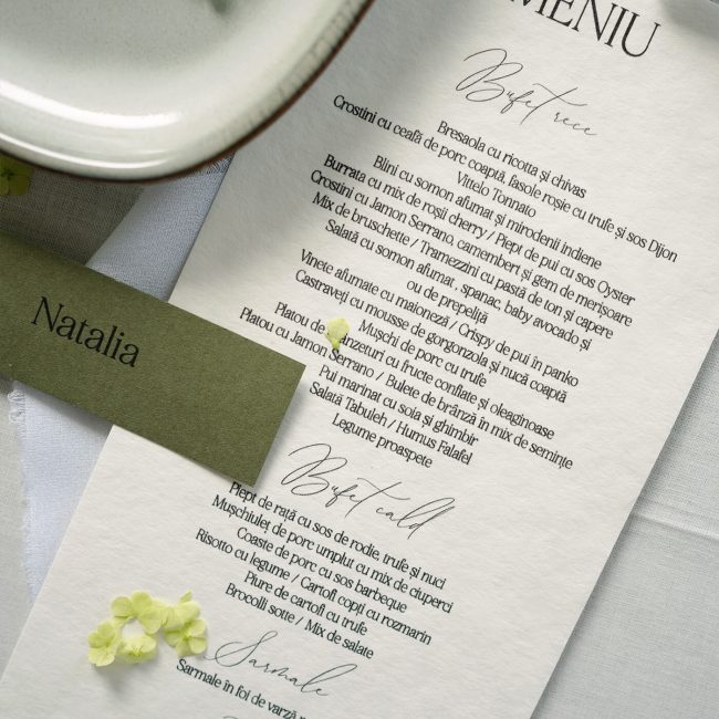 Meniu de la o petrecere